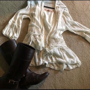 Boho fringe cardigan